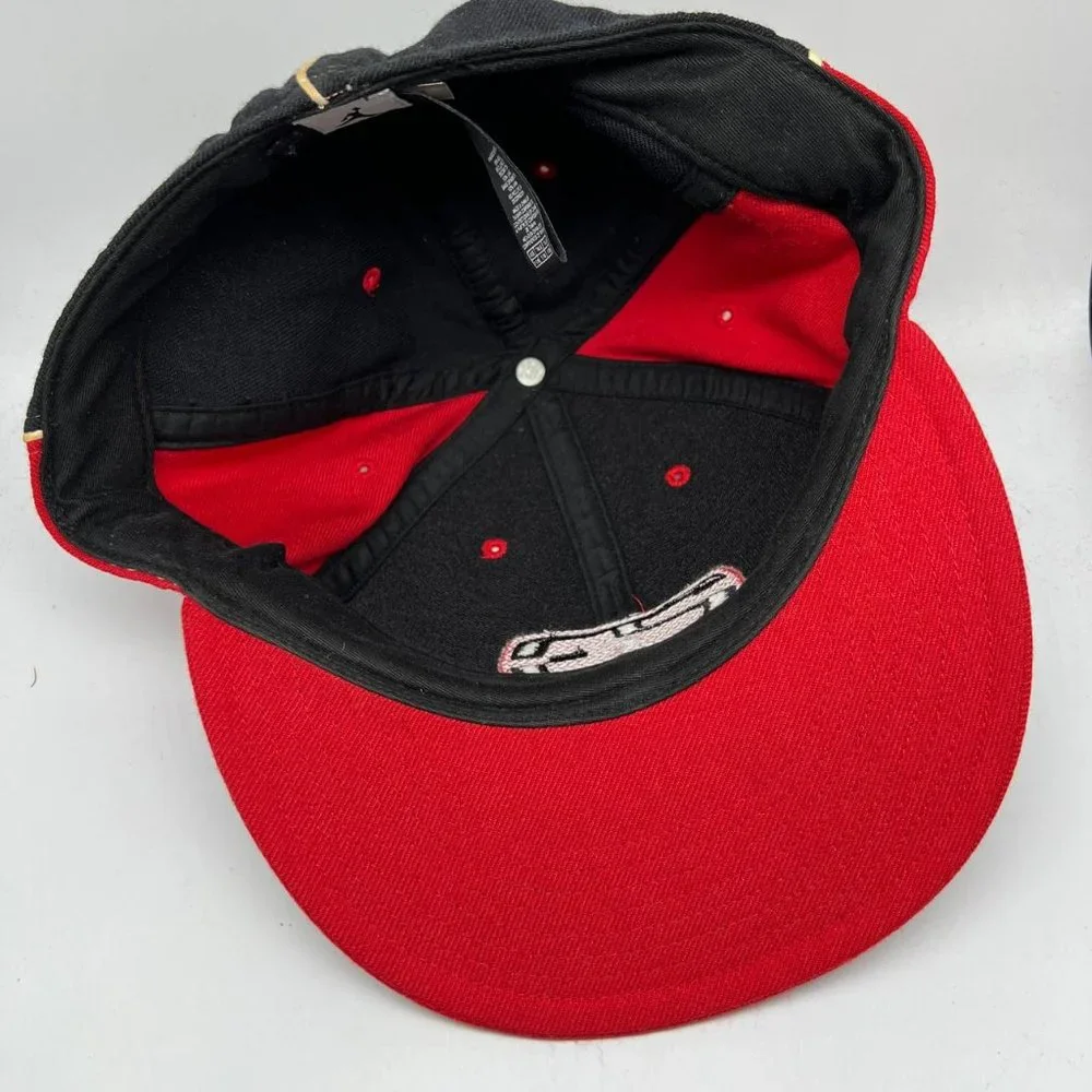 Air Jordan 23 Red Black 7 7/8 Jumpman Hat Fitted‎ Cap Men